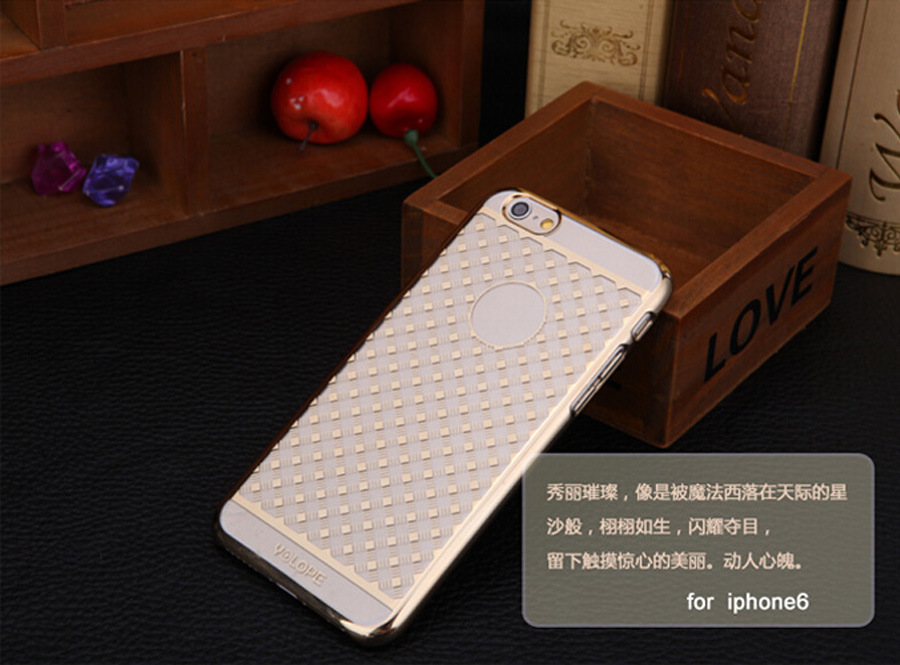 优乐品Yolope摩登系列超薄电镀手机保护壳 iPhone 6/6 Plus/5.5寸专属，深圳市福田区远望数码城震轩屹通讯现货供应